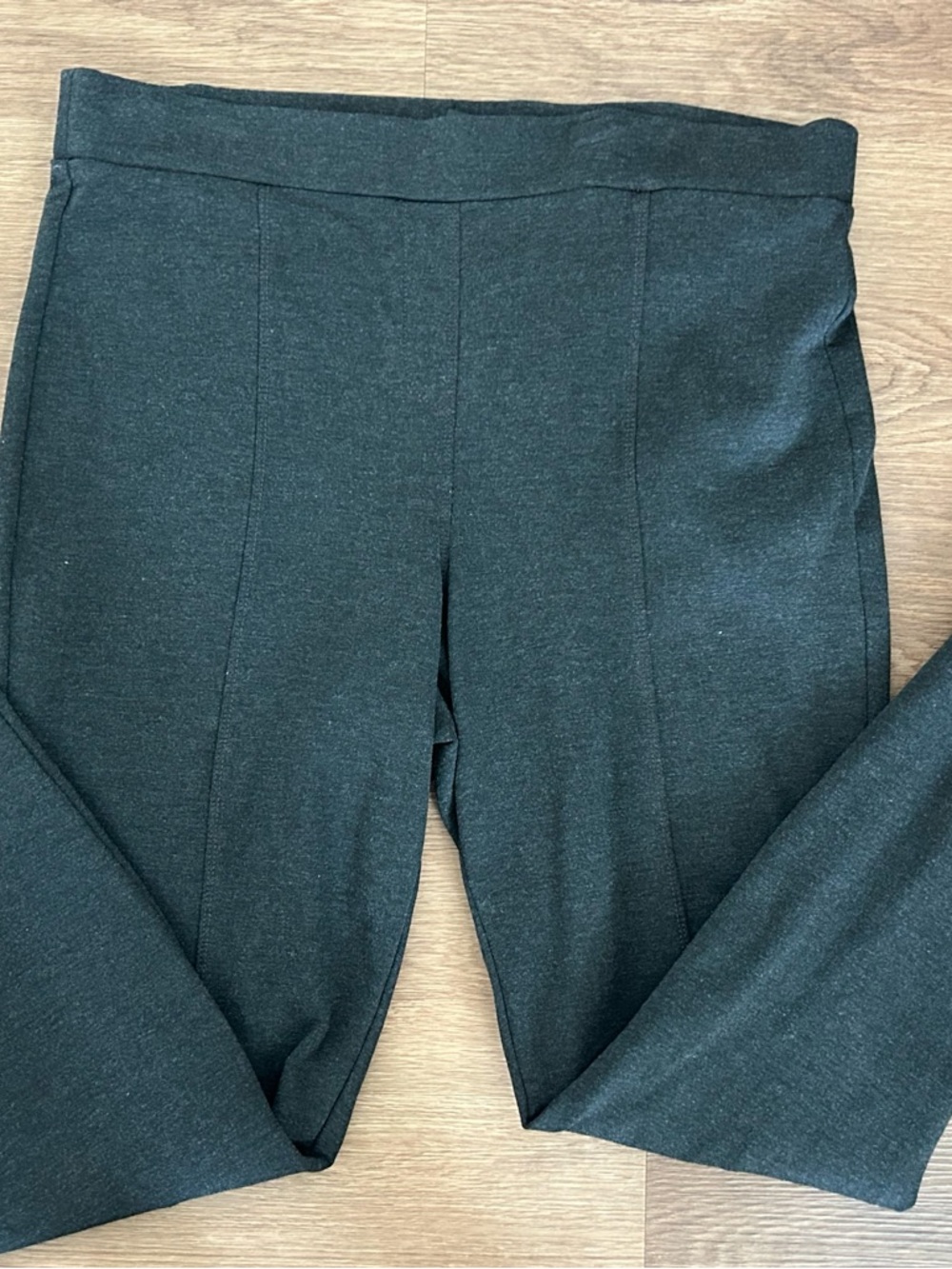 Style & Co. Dark Charcoal Cropped Ponte Pants